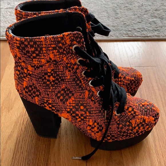 BRAND NEW Katie Judith Platform Ankle Boots - Picture 3 of 7